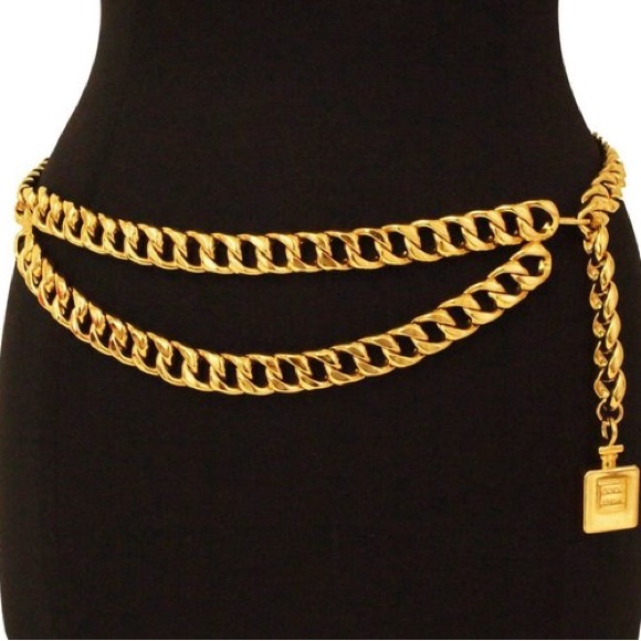 CHANEL Gold Chain Belt - Picture 2 of 2